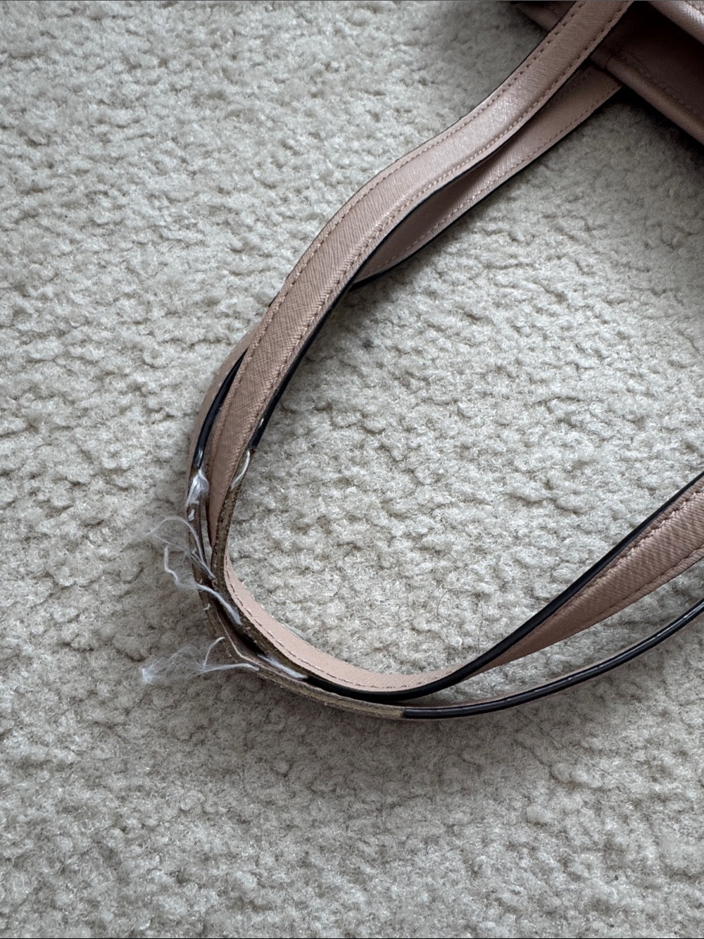 Michael Kors Pale Blush Leather Double-Handle Tote - Picture 9 of 14